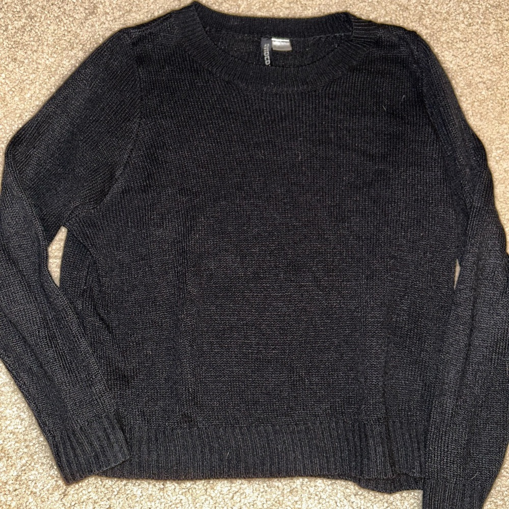 H&M Classic Black Sweater